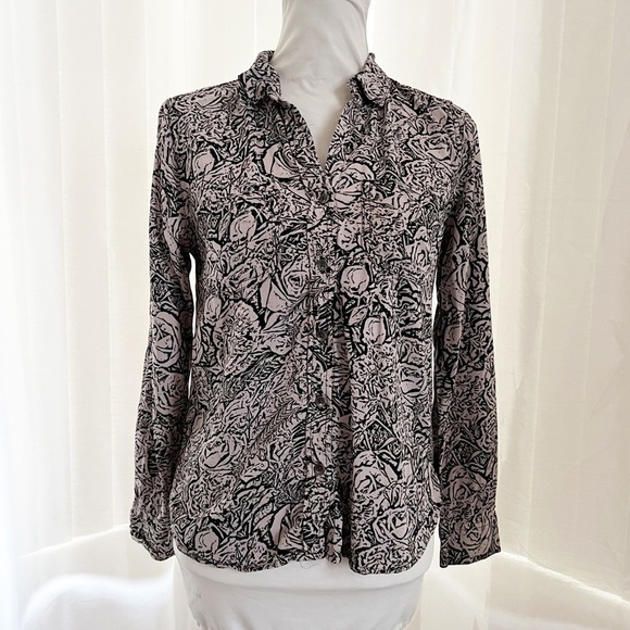 Rock & Republic floral button shirt Size XS - Picture 1 of 8